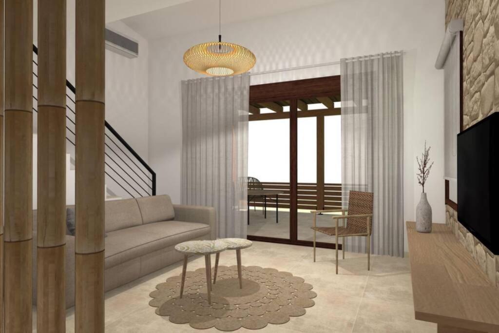 Palma Seaside Villa 1 Sarti Bagian luar foto
